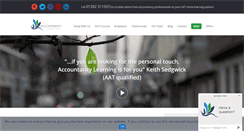 Desktop Screenshot of accountancylearning.co.uk